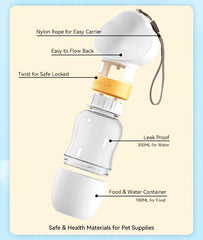 Die 2-in-1 Hundetrinkflasche