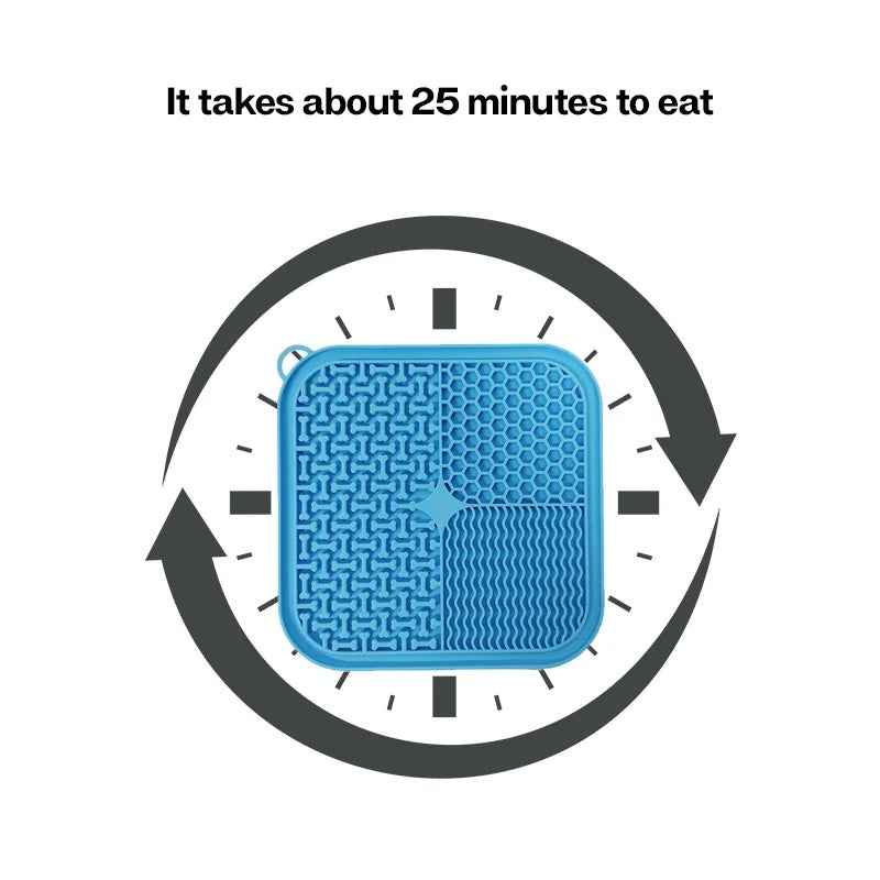 Dog Licking Mat Slow Feeder Premium Lick Pad With Suction Cups For Dog Anxiety Relief Slow Feeder Dog Bowls Pet Placemat