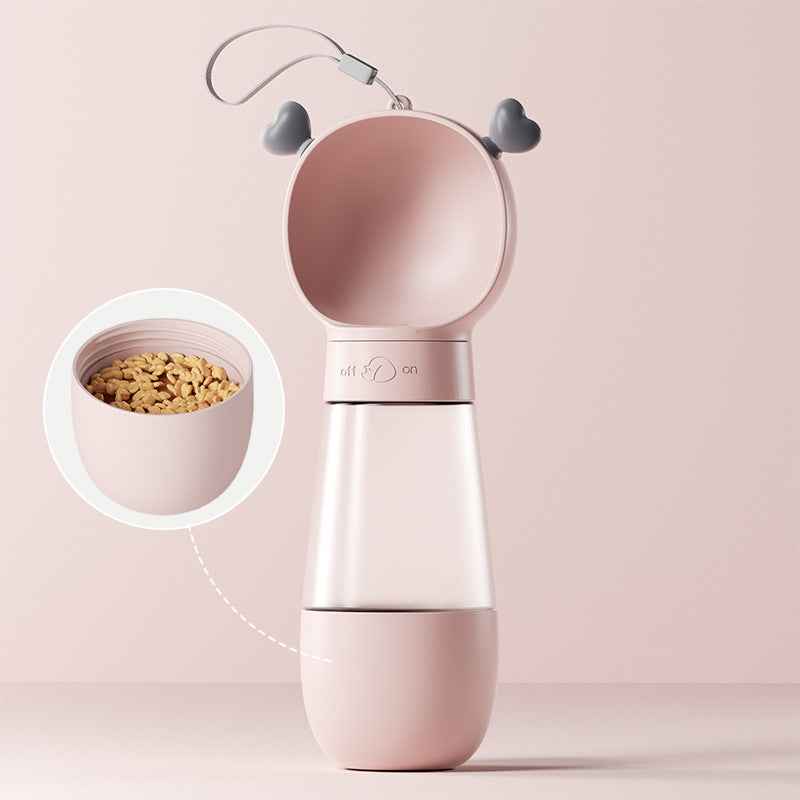 Die perfekte Hundetrinkflasche 2-in-1 für unterwegs und Zuhause – Praktisch & funktional mit optimaler Wasseraufnahme