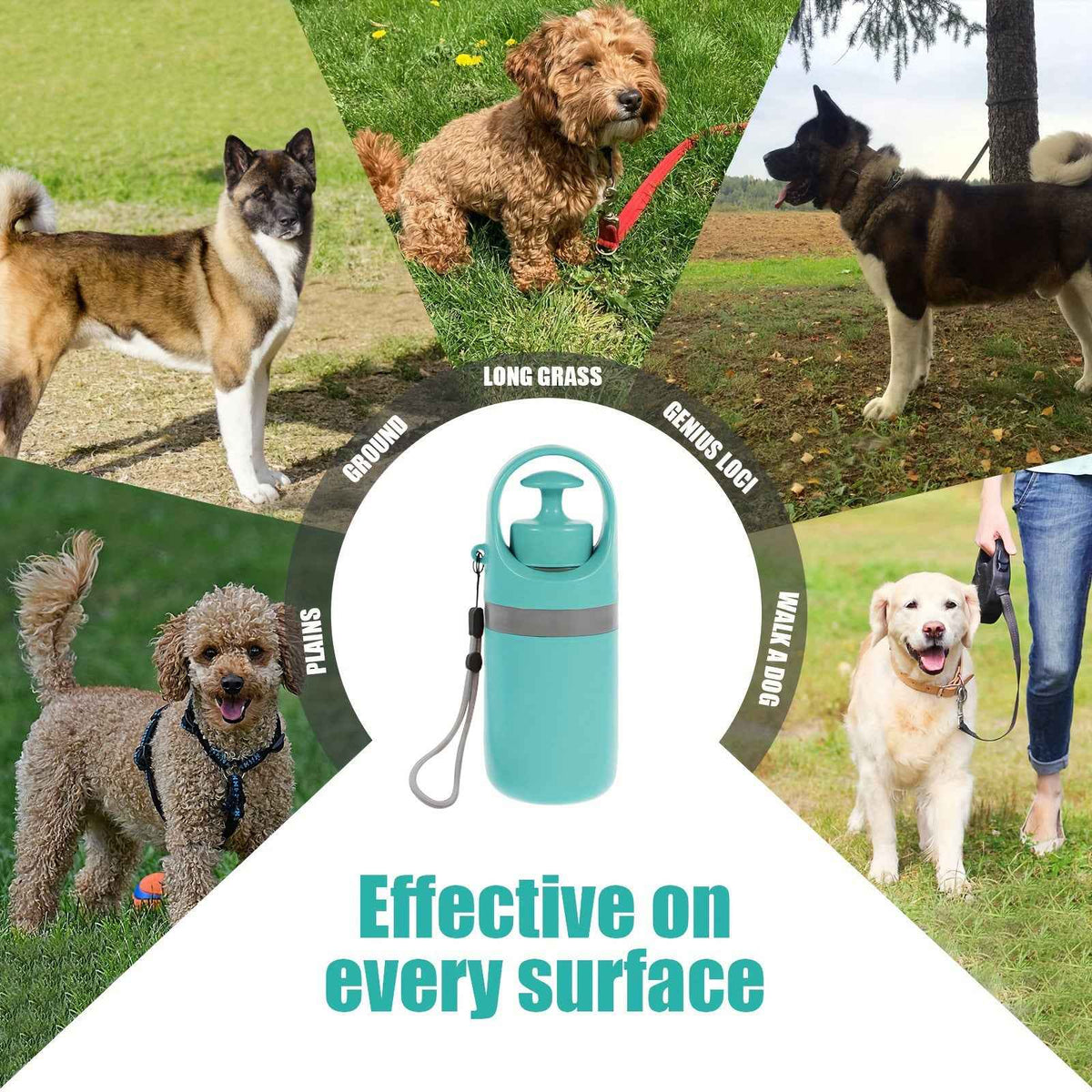 New Dog Pooper Scooper Pet Outdoors Portable Claw Poop Scooper Garbage Bag Cat Dispenser Waste Pick-up Cleaner